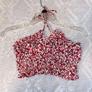 Halter tie crop top